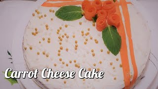 Christmas Special  Carrot Cake with Cream Cheese Frosting CheeseCake Carrot Recipe [upl. by Ortiz]