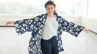 DIY kimono  Knipster tutorial Flower Power [upl. by Krenn43]