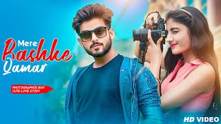 Mere Rashke Qamar  Junaid Asghar  Cute Love Story  New Hindi Song 2022  Lockdown Store [upl. by Ennaeed238]