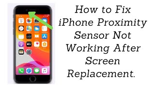 proximity sensor not working on iphone [upl. by Yahsram]