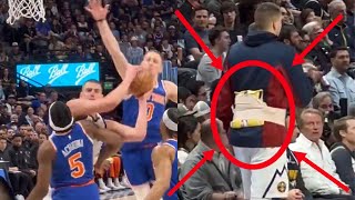 Nikola Jokic wore LOWER BACK BANDAGES but still menages to have a triple double against Nicks [upl. by Paucker]