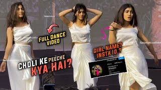 Choli ke peeche kya hai Song Freshers 2024 Dance girl  Galgotiyas University Freshers Dance [upl. by Akirej846]