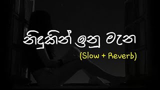 Nidukin Inu Mana නිදුකින් ඉනු මැන  Slow  Reverb supunzstudio [upl. by Romeu]