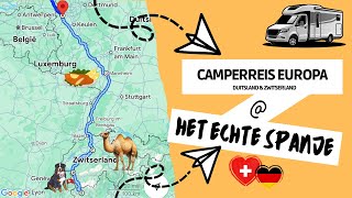 122 Camperreis van 1 maand deel 6  Duitsland en Kamelen in Zwitserland [upl. by Eak835]