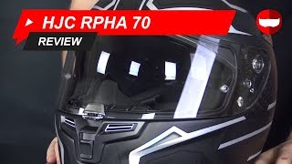 HJC RPHA 70 FullFace Helmet Review  ChampionHelmetscom [upl. by Kittie847]