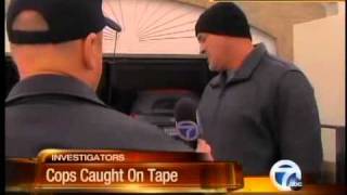 MI  Cops Charged After Being Caught On Tape In Botched Pot Raid March 2011 [upl. by Gawen]