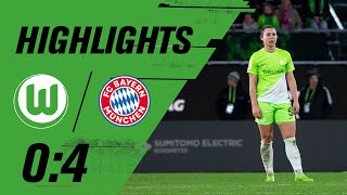 Bittere Niederlage  Highlights  VfL Wolfsburg  FC Bayern München 04 [upl. by Mateo]