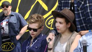 91X XFest 2012  Of Monsters amp Men  Interview [upl. by Noteek305]