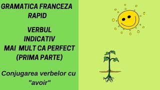 Mai mult ca perfectul in franceza  Conjugarea verbelor cu quotavoirquot  Gramatica franceza 2019 [upl. by Doralin]