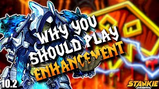 Why you should play Enhancement Shaman in 102  Season 3 Dragonflight [upl. by Goth834]