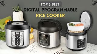 The 5 Best Rice Cookers of 2024 Watch Before You Buy [upl. by Ahsilrae]