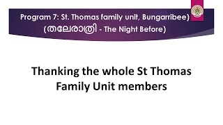 St Alphonsa Gala Night 2024  St Thomas family unit Bungarribee [upl. by Betthezul]