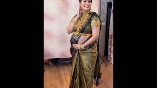 Baby shower asmitha celebrity makeup hairstyle surya [upl. by Allak]