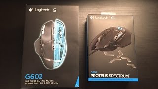 Logitech G502 vs G602 Gaming Mouse [upl. by Ahtanamas]