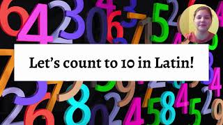 Counting from 1 to 10 in Latin [upl. by Nason]