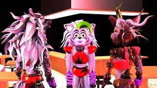 Glamrocks meet Shattereds meet Ruins part 2 FNAF SB RUINBlender [upl. by Hirza]