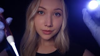 ASMR Cranial Nerve Exam in the DARK lots of bright light triggers⚡️ [upl. by Dotson]