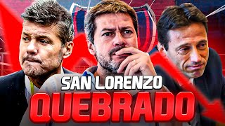 TINELLI Y LAMMENS DEJARON UN DESASTRE EN SAN LORENZO ¿Podrá Moretti solucionarlo [upl. by Connie]