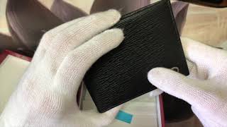 Salvatore Ferragamo Gancini Wallet Men Unboxing Review [upl. by Emlyn]