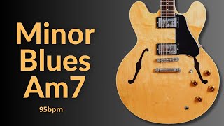 Groovy Guitar Backing Track Blues A Minor [upl. by Eenert]