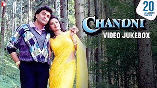 Chandni  Video Jukebox  Sridevi  Rishi Kapoor  Vinod Khanna  ShivHari  Anand Bakshi [upl. by Brechtel]