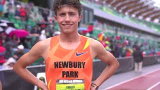 Boys 1 Mile Garmin Championship Final Section 4  Nike Outdoor Nationals [upl. by Preuss736]