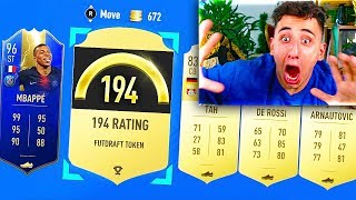 194 FUT DRAFT IN A PACK  FIFA 19 TOTS [upl. by Halyak]