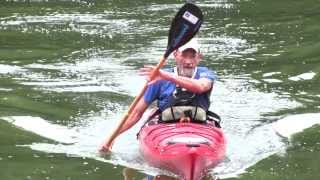 Kayak Forward Stroke  How to Paddle series [upl. by Cand]