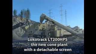 Lokotrack LT200HPS Mobile Crushing Plant [upl. by Nirehs]