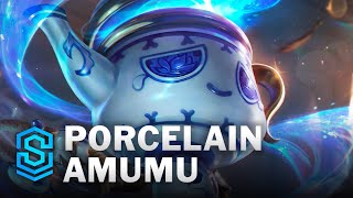 Porcelain Amumu Skin Spotlight  League of Legends [upl. by Ylicec]