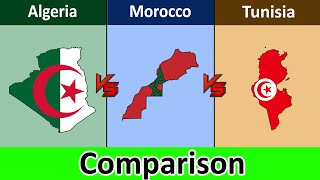 Algeria vs Morocco vs Tunisia  Comparison  Datadotcom [upl. by Bunnie]