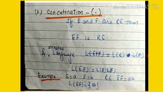 Operations on regular expression  lecture52toc [upl. by Nawat458]