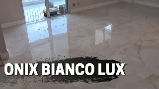 PORCELANATO ONIX BIANCO LUX DA BIANCOGRES  O PREFERIDO DE 2021 [upl. by Adnahsam]