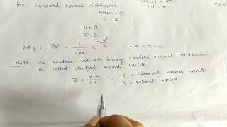 STANDARD NORMAL DISTRIBUTION IN HINDI  MEAN AND VARIANCE  SOLVED EXAMPLE [upl. by Nerrad205]