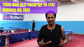 Timo Boll ALC Tenergy 19 amp Dignics 80 [upl. by Noirad]