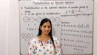 Multiplication as Repeated Addition  Grade 2  3 [upl. by Kiley795]