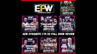 AEW Dynamite 11922 Full Show Review  Jon Moxley Returns [upl. by Handy]