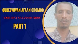 🆎Qubeewwan Afaan Oromoo  Barumsa Afaan Oromoo [upl. by Anatlus]