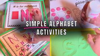 5 HandsOn Activities to Teach Letter Recognition to Preschoolers [upl. by Kolosick271]