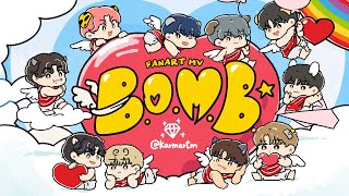 FANART MV TREASURE 트레저 ‘BOMB’ Lyrics✿Karmartm・ENG・中字 [upl. by Pauiie147]