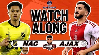 NAC Breda 21 AJAX Live  Eredivisie  Watch Along [upl. by Perl]