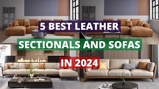 5 Best Leather Sectionals And Sofas In 2024 Review For Home Decor Interior Design [upl. by Ria]