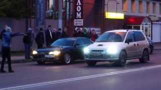 Mitsubishi RVR SuperTurbo vs Toyota Mark II [upl. by Ulrich]