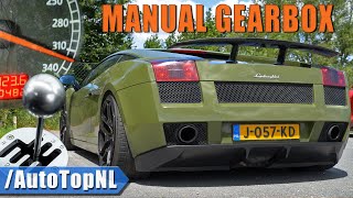 Lamborghini Gallardo MANUAL 0320kmh ACCELERATION SOUND amp POV by AutoTopNL [upl. by Slerahc]