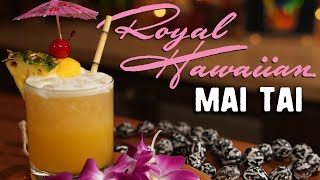 The Royal Hawaiian Mai Tai from The Royal Hawaiian Hotel in Waikīkī [upl. by Eenttirb]