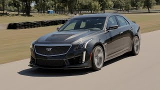 2016 Cadillac CTSV Review  First Drive [upl. by Manvell]