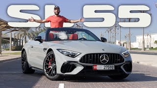 عودة الاسطورة مرسيدس اس ال ٥٥ الجديدة  Mercedes SL55 AMG [upl. by Mallorie]