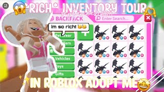 RICH Adopt me inventory tour 🫶🫶 SEPTEMBER 2023  Roblox Adopt Me [upl. by Moffit]