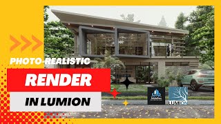 Photo Realistic Render in Lumion 12  with step by step preset tutorial  ArkiteXure [upl. by Iffar402]