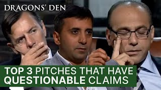 Top 3 Pitches With Unreliable Claims in the Den  Dragons Den [upl. by Gitt]